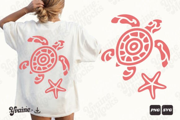 Download Boho Sea Turtle Coastal Summer PNG SVG - Turtle Collection