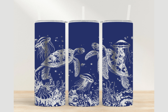 Download Turtle 20oz Laser Tumbler Wrap SVG - Turtle Collection