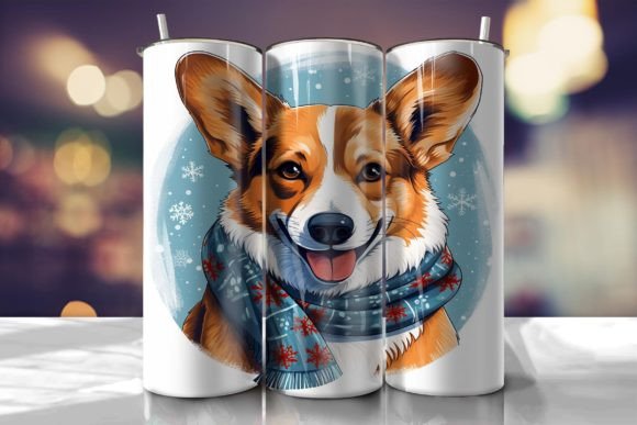 Download Corgi Dog Cartoon Tumbler Wrap - Cartoon tumbler Collection