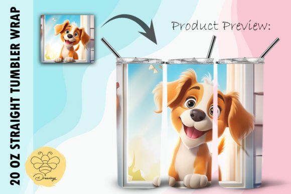 Download Dogs Cartoon Tumbler Wrap (32) - Cartoon tumbler Collection