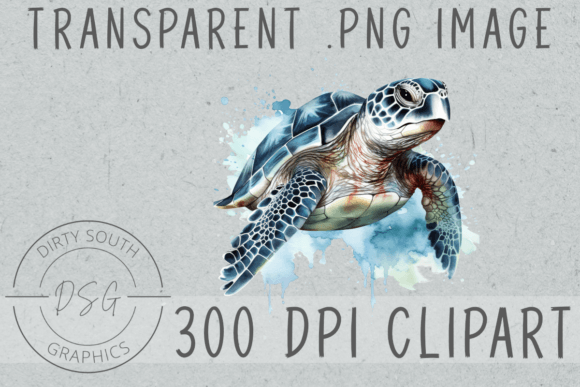 Download Watercolor Sea Turtle Clip Art - Turtle Collection