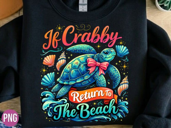 Download If Crabby Return to the Beach Turtle PNG - Turtle Collection
