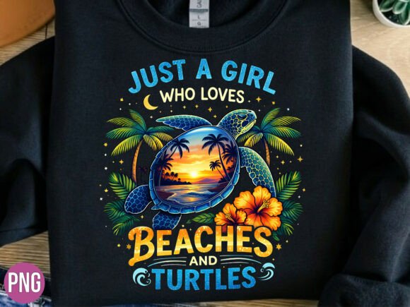 Download Just a Girl Who Loves Turtles PNG - Turtle Collection
