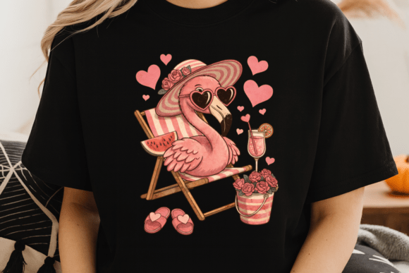 Download Cute Flamingo Summer PNG - Summer png Collection
