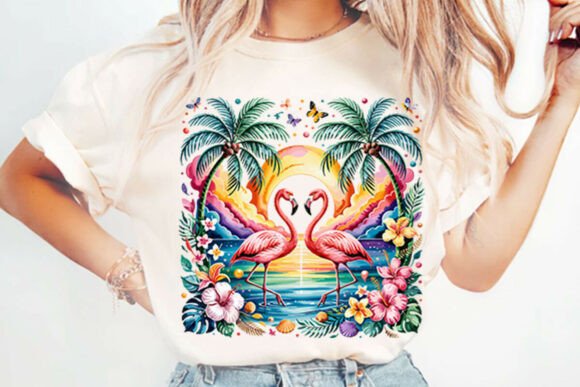 Download Watercolor Flamingo Sublimation Png - Flamingo sublimation Collection