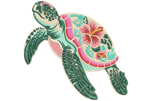 Download Floral Sea Turtle - Premium Resources