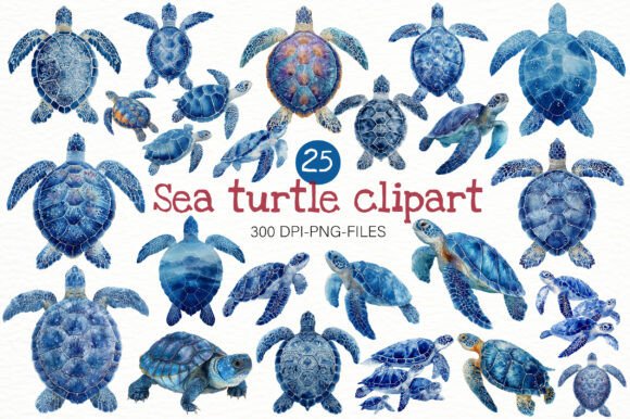 Download Watercolor Sea Turtle Clipart - Turtle Collection