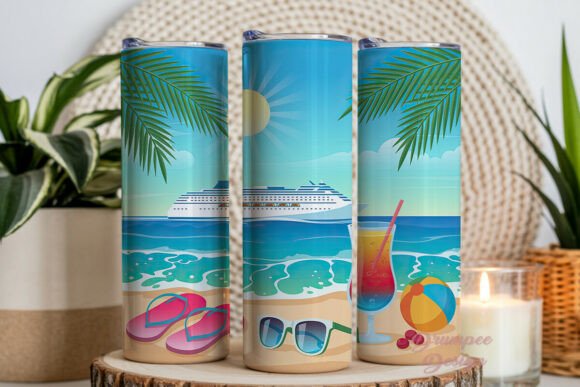 Download Tropical Cruise Vacation Tumbler Wrap - Vacation tumbler Collection